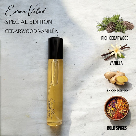 Perfume Cedarwood Vanilla | Bold & Warm Fragrance 30ml / 1.0 fl oz